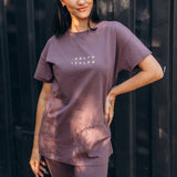 Lillā OVERSIZE T-Krekls IEELPO IZELPO (XS/S, M/L)