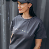 Tumši pelēks OVERSIZE T-Krekls ČILIŅĀ (XL/XXL)