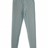 Ribbed high-waisted leggings