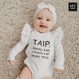 Onesie TAIP. ŽINAU, KAD ATRODAU KAIP MANO TĖTIS 